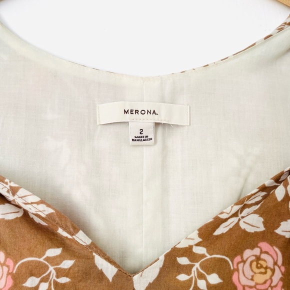 Merona sundress with birds and flowers print! - Picture 5 of 8